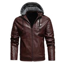 jaqueta masculina Motoqueiro marrom escura G - B&B