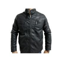 Jaqueta Masculina Motoqueiro Slim Moderna Inverno Elegane