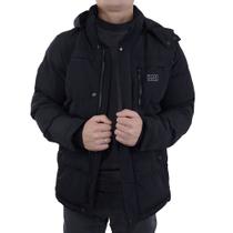 Jaqueta Masculina Nicoboco Nylon Swew Preta - 55381NH