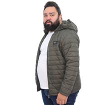 Jaqueta Masculina Nylon Forrada Pelúcia Plus Size Beto