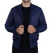 Jaqueta Masculina Ogochi Nylon Casual Slim Azul - 027514002 Jaqueta Masculina Ogochi Nylon Casual Slim Azul - 027514002