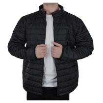 Jaqueta Masculina Ogochi Plus Size Puffer Preta - 0275 Jaqueta Masculina Ogochi Plus Size Puffer Preta - 0275