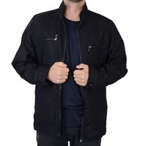 Jaqueta Masculina Pellini Suede Peluciada Preta - PL-2202 Jaqueta Masculina Pellini Suede Peluciada Preta - PL-2202
