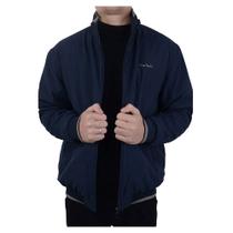 Jaqueta Masculina Pierre Cardin Microfibra Navy - 16212 Jaqueta Masculina Pierre Cardin Microfibra Navy - 16212