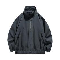 Jaqueta Masculina plus Size 8XL 7XL Para Primavera E Outono, Impermeável, Casual, Nas Cores Preto, Jaqueta Masculina plus Size 8XL 7XL Para Primavera E Outono, Impermeável, Casual, Nas Cores Preto,