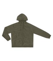 Jaqueta Masculina Plus Size Com Capuz Diametro Verde