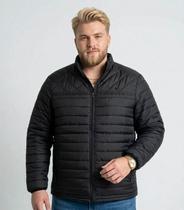 Jaqueta Masculina Plus Size Microfibra Diametro Preto