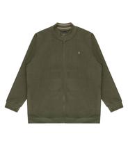 Jaqueta Masculina Plus Size Moletom Diametro Verde