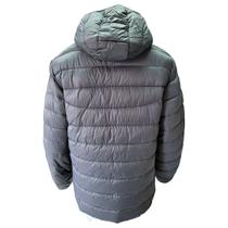 Jaqueta Masculina Plus Size Puffer Capuz Removível Delkor