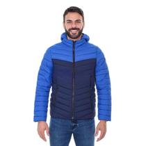 Jaqueta Masculina Puffer Bobojaco Casaco Com Capuz Removível