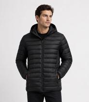 Jaqueta Masculina Puffer Com Capuz All Free Preto Jaqueta Masculina Puffer Com Capuz All Free Preto
