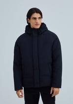 Jaqueta Masculina Puffer Com Capuz