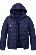 Jaqueta Masculina Puffer Com Capuz Removível 560130 Jaqueta Masculina Puffer Com Capuz Removível 560130