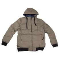 Jaqueta Masculina Puffer Dupla Face Bobojaco com Gorro Removível MC-303