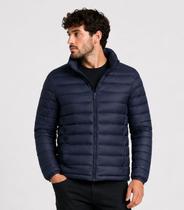 Jaqueta Masculina Puffer Em Poliamida All Free Azul