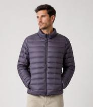 Jaqueta Masculina Puffer Em Poliamida All Free Cinza Jaqueta Masculina Puffer Em Poliamida All Free Cinza