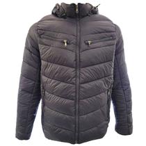 Jaqueta Masculina Puffer Red Nose Capuz Removível