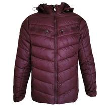 Jaqueta Masculina Puffer Red Nose Capuz Removível