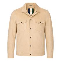 Jaqueta Masculina Reserva Blusa Trucker Suede Casual Confortável Forrada Manga Longa 1004154 Cor:Bege AveiaTamanho:G Jaqueta Masculina Reserva Blusa Trucker Suede Casual Confortável Forrada Manga Longa 1004154 Cor:Bege AveiaTamanho:G