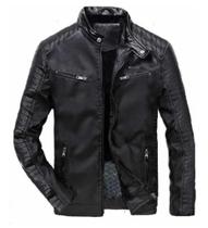 Jaqueta Masculina Resistente Preto Motoqueiro Moderna M Jaqueta Masculina Resistente Preto Motoqueiro Moderna M