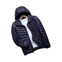 Jaqueta Masculina Slim Fit Com Capuz, Super Leve E Quente, Casaco De Moda Para Outono E Inverno