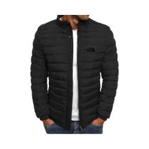 Jaqueta Masculina Slim Fit Com Gola Alta E Zíper, Moda Outono Inverno, Casaco De Negócios E Lazer