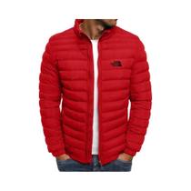 Jaqueta Masculina Slim Fit Com Gola Alta E Zíper, Moda Outono Inverno, Casaco De Negócios E Lazer