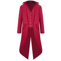 Jaqueta masculina Steampunk Tailcoat H&ZY Gothic Rockcoat Jaqueta masculina Steampunk Tailcoat H&ZY Gothic Rockcoat