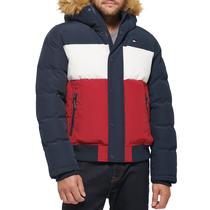 Jaqueta Masculina Tommy Hilfiger Acolchoada com Snorkel - Tecido Ártico