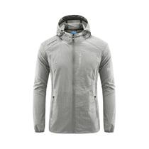 Jaqueta Masculina Ultra Leve Com Capuz E Proteção Solar Para Caminhadas, Pesca, Ciclismo E Esportes