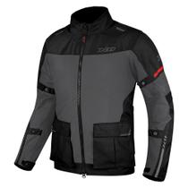 Jaqueta Masculina X11 Adventure Preto Cinza Ventilada Parca Jaqueta Masculina X11 Adventure Preto Cinza Ventilada Parca