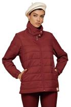 Jaqueta Matelada Mirasul - Casual Inverno - Bordô e Preto Jaqueta Matelada Mirasul - Casual Inverno - Bordô e Preto