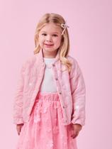 Jaqueta Matelasse Flores Paetê Momi Jaqueta Matelasse Flores Paetê Momi