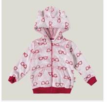 Jaqueta Menina de Pelúcia Infantil com Capuz Flanelada Quentinha - MalweeKids Jaqueta Menina de Pelúcia Infantil com Capuz Flanelada Quentinha - MalweeKids