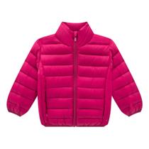 Jaqueta Menina em Nylon Rosa Choque - Kyly