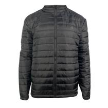 Jaqueta Microfibra Puffer Plus Size Ogochi Masculina 027510003 Preta