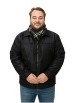 Jaqueta Microfibra Uniforme Masculina Plus Size Com 4 Bolsos Jaqueta Microfibra Uniforme Masculina Plus Size Com 4 Bolsos