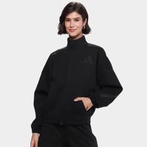 Jaqueta Moletom Adidas Gola Alta Casual Feminina Jaqueta Moletom Adidas Gola Alta Casual Feminina