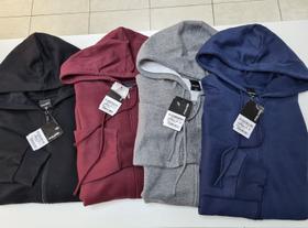 Jaqueta Moletom Adulto Unissex com Zíper e Capuz Malwee 6668.(A Unidade).