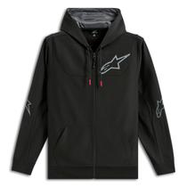 Jaqueta Moletom Alpinestars Sessions V3 Hoodie Preto Cinza