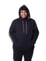 Jaqueta Moletom Canguru Plus size Bali Hai Sleeve