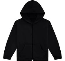 Jaqueta Moletom Casaco Menina Menino Infantil Canguru Com Capuz e Zíper Jaqueta Moletom Casaco Menina Menino Infantil Canguru Com Capuz e Zíper