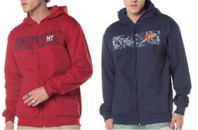 Jaqueta Moletom CDKA Com Capuz Zíper Masculino Adulto Cores e Estampas Sortidas - Ref 4705/4707/4709/4710/4711