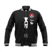 Jaqueta moletom college - Rock Misfits Punk - blusa de frio