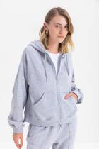 Jaqueta moletom feminino essendi P Jaqueta moletom feminino essendi P