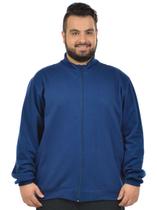 Jaqueta Moletom Flanelado Básica Plus Size Masculina Fenomenal