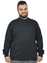 Jaqueta Moletom Flanelado Básica Plus Size Masculina Fenomenal