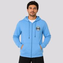 Jaqueta Moletom Grêmio Classic Azul Celeste Jaqueta Moletom Grêmio Classic Azul Celeste