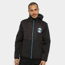 Jaqueta Moletom Grêmio Softshell Capuz Masculina