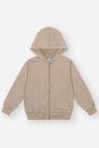 Jaqueta Moletom Infantil Menino Bege Divertto Jaqueta Moletom Infantil Menino Bege Divertto